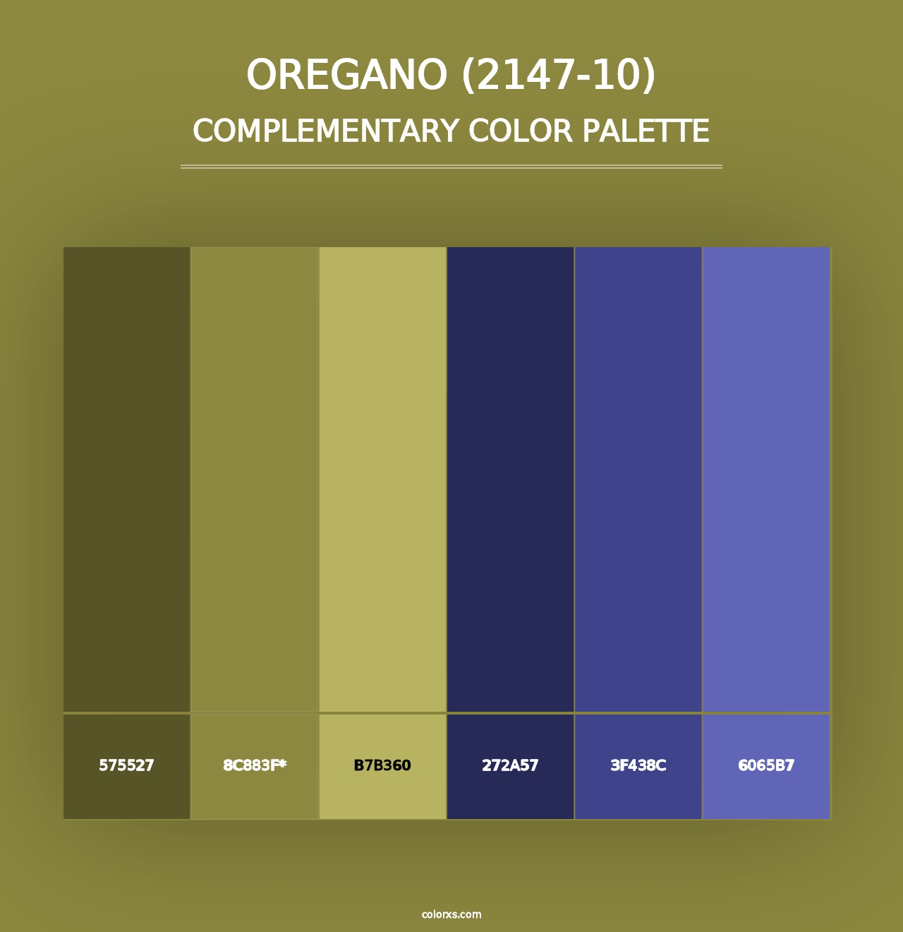 Oregano (2147-10) - Complementary Color Palette