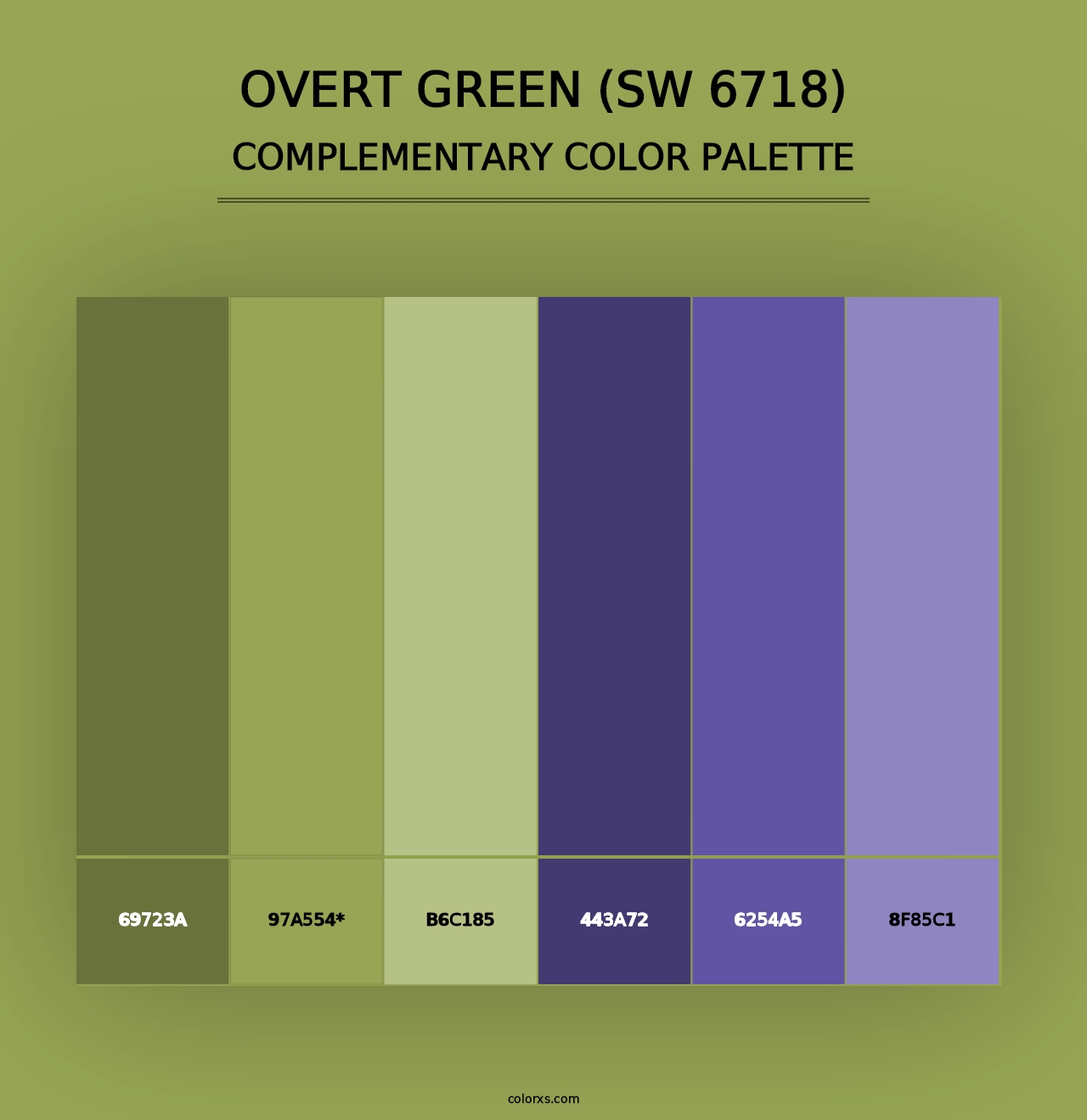 Overt Green (SW 6718) - Complementary Color Palette