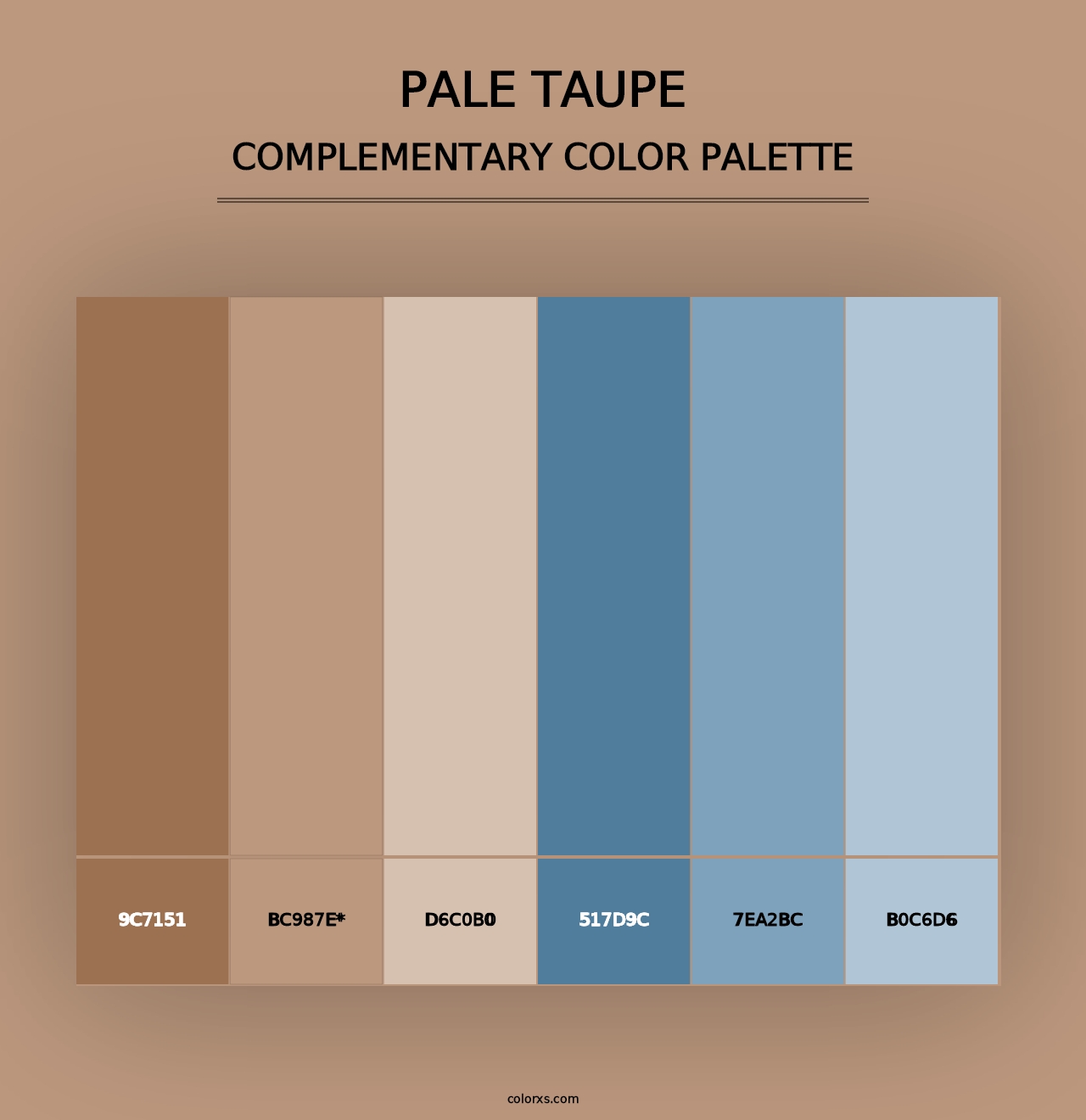 Pale Taupe - Complementary Color Palette