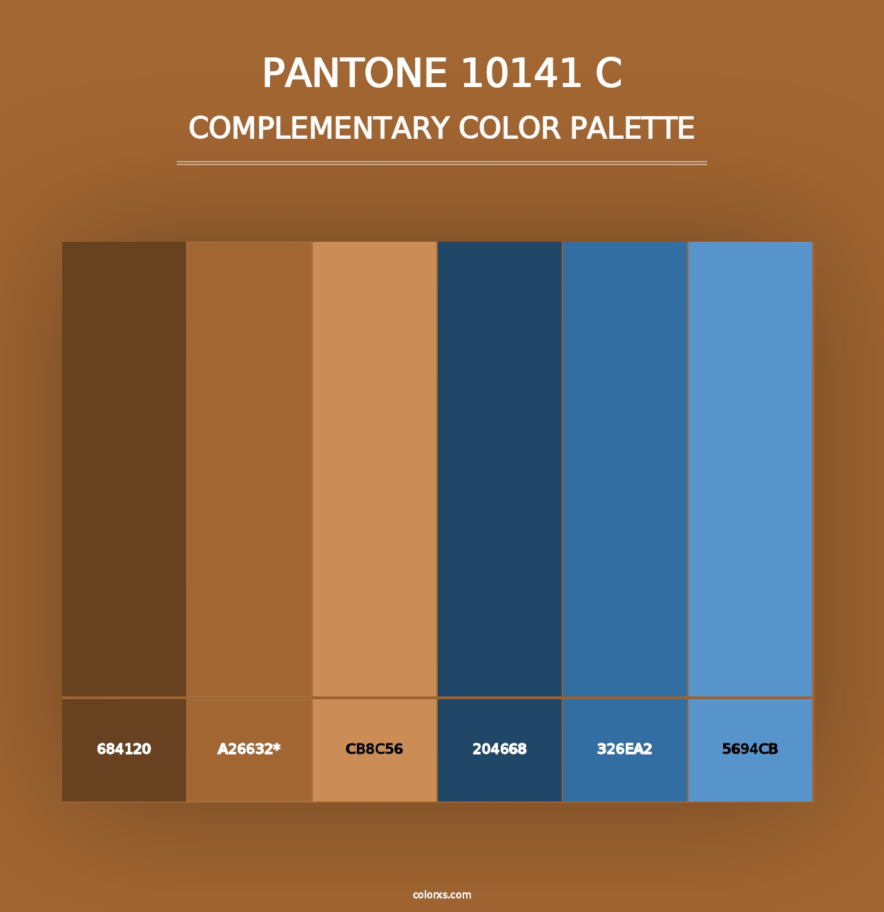 PANTONE 10141 C - Complementary Color Palette