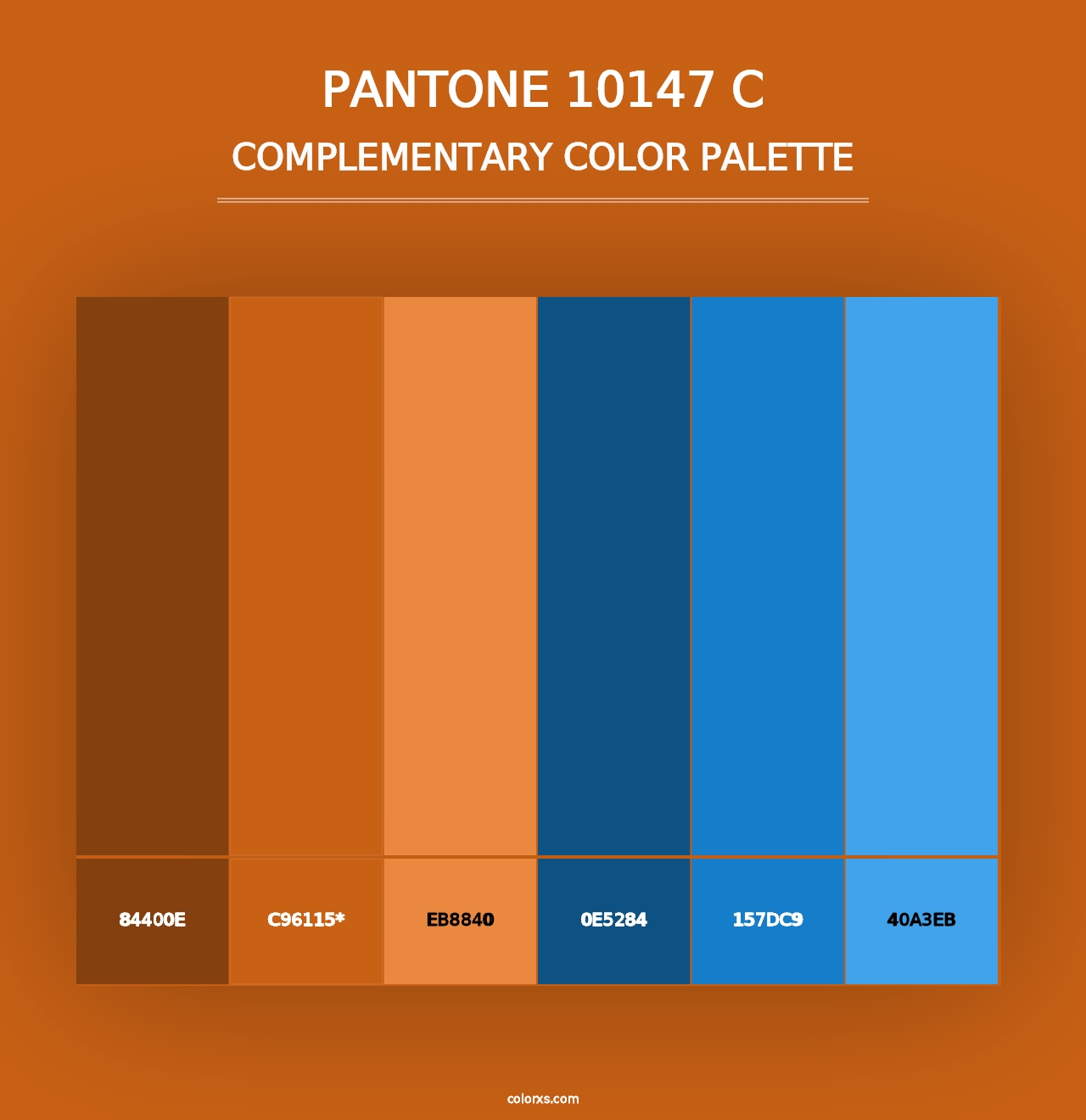 PANTONE 10147 C - Complementary Color Palette