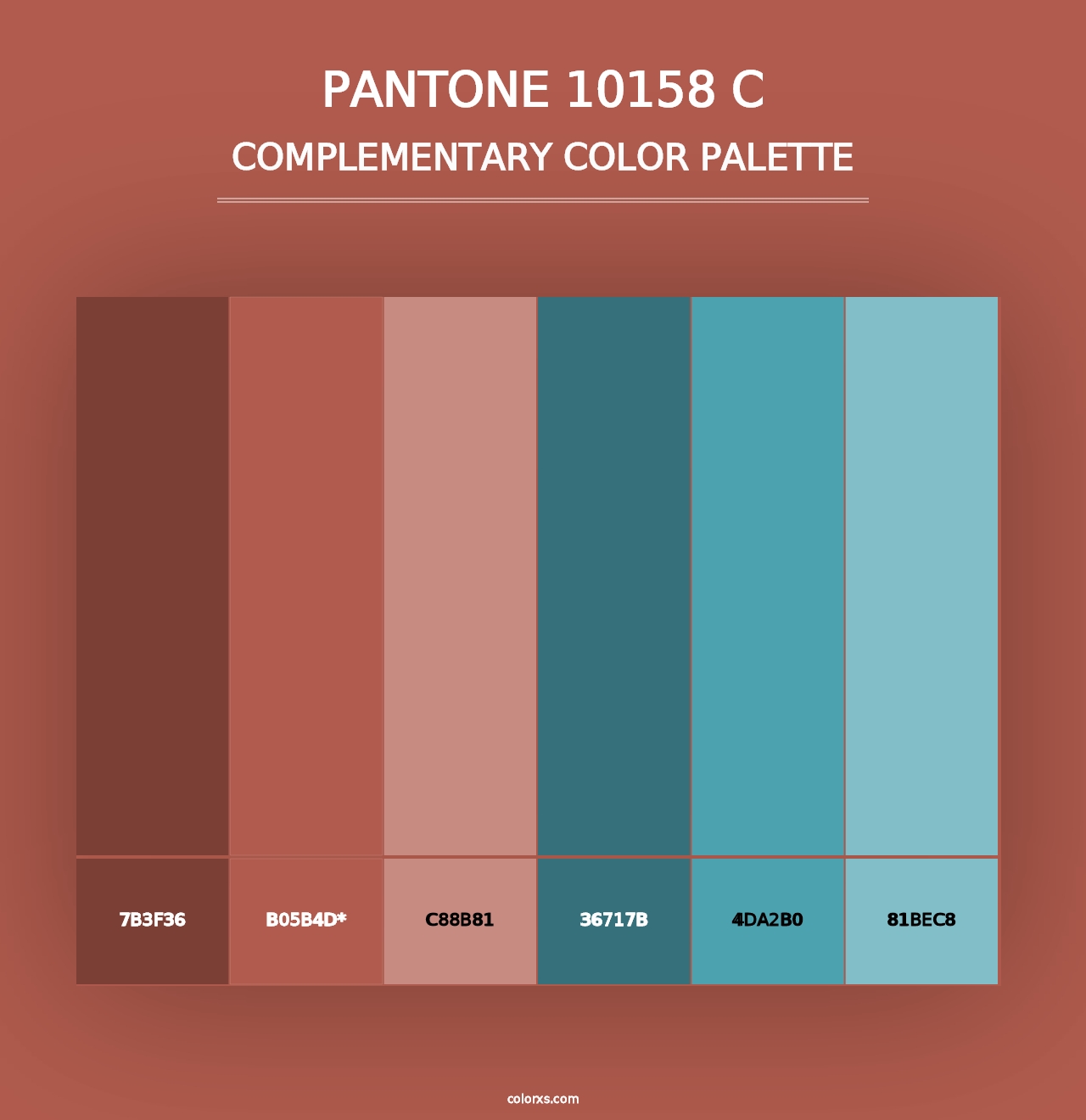 PANTONE 10158 C - Complementary Color Palette