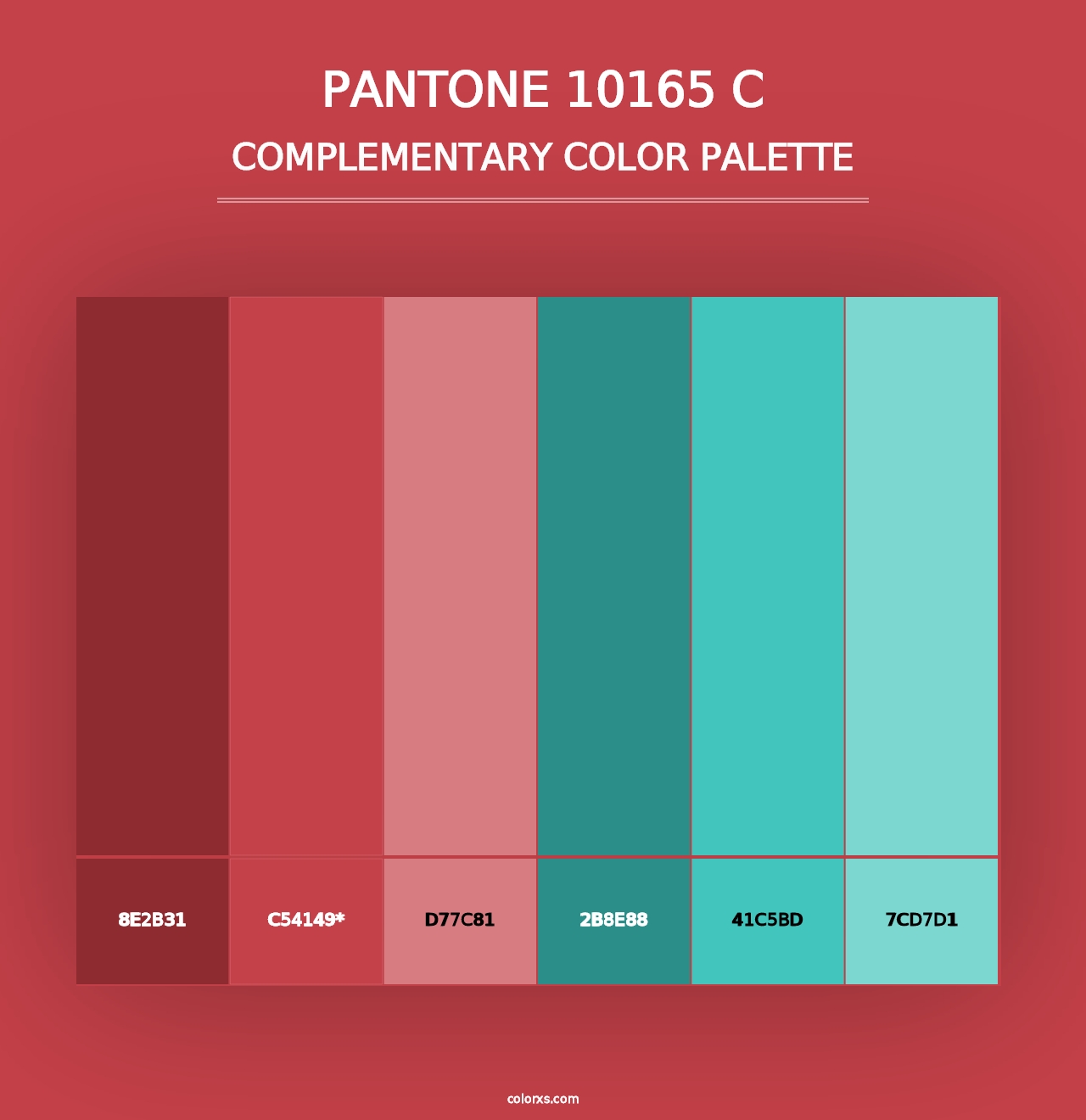 PANTONE 10165 C - Complementary Color Palette