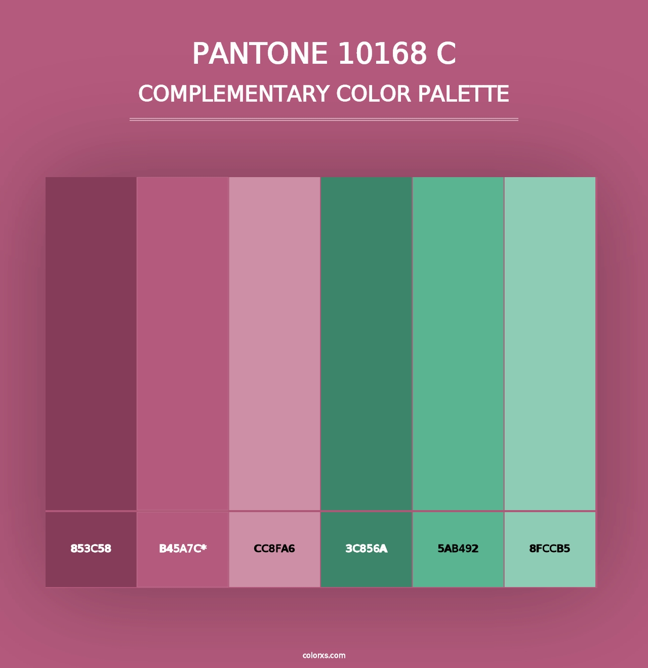 PANTONE 10168 C - Complementary Color Palette