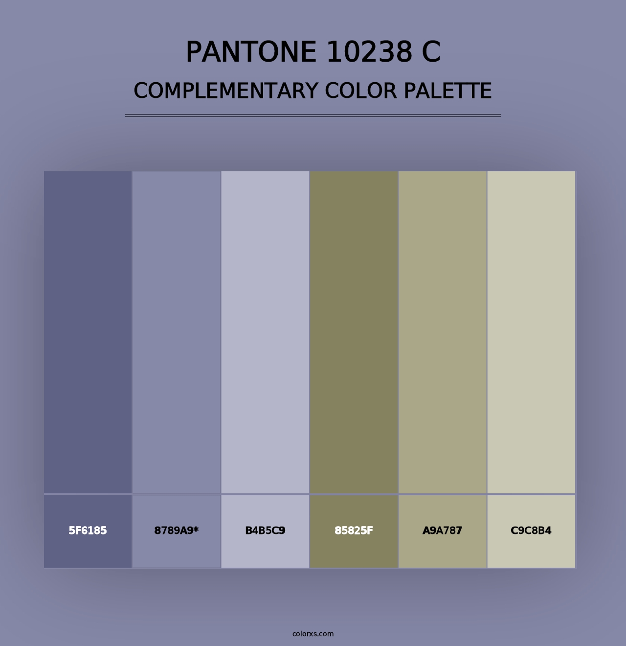 PANTONE 10238 C - Complementary Color Palette