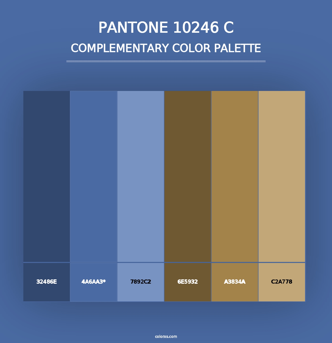 PANTONE 10246 C - Complementary Color Palette