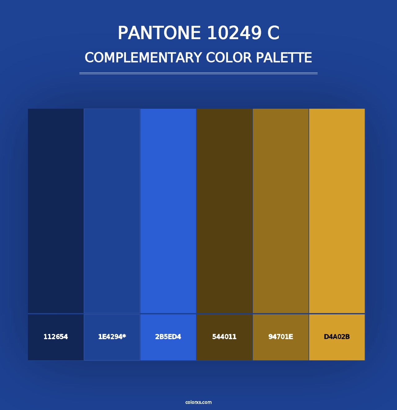 PANTONE 10249 C - Complementary Color Palette