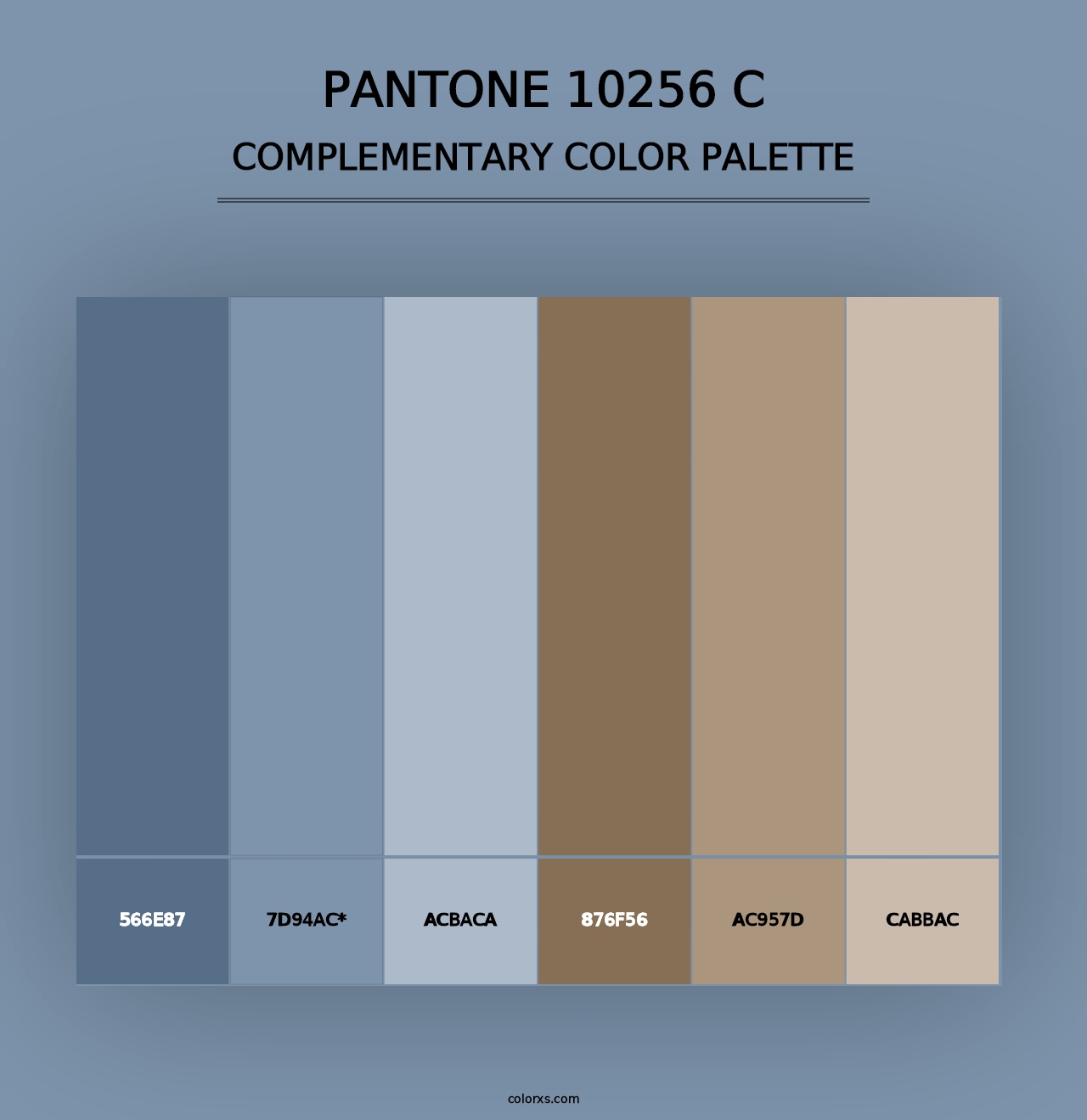 PANTONE 10256 C - Complementary Color Palette