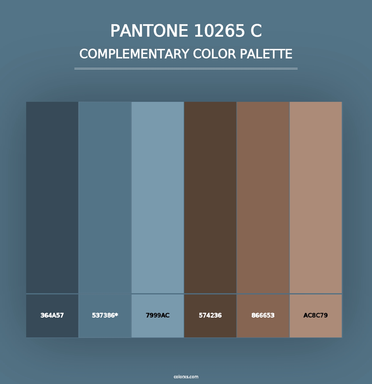 PANTONE 10265 C - Complementary Color Palette