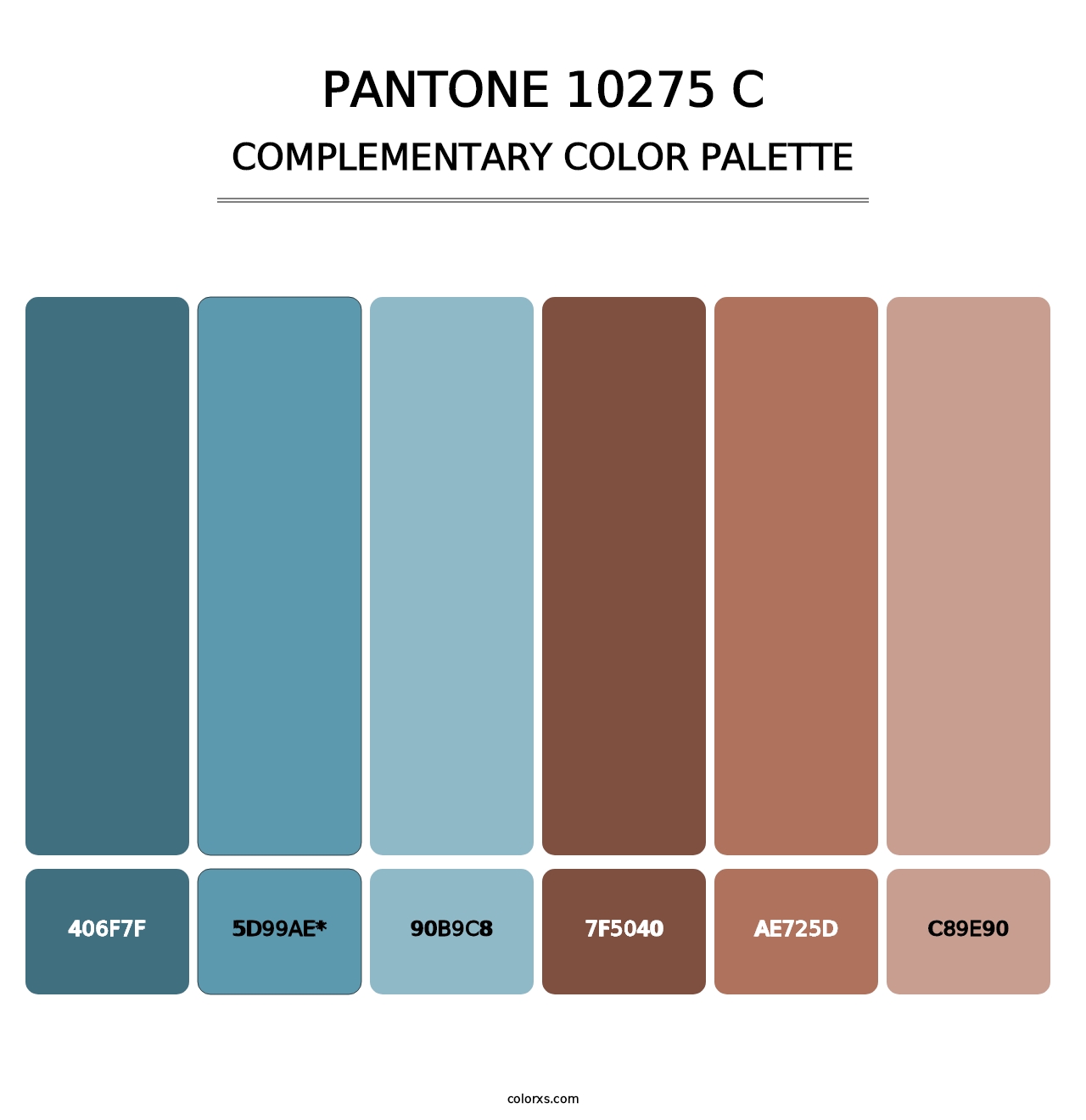 PANTONE 10275 C - Complementary Color Palette