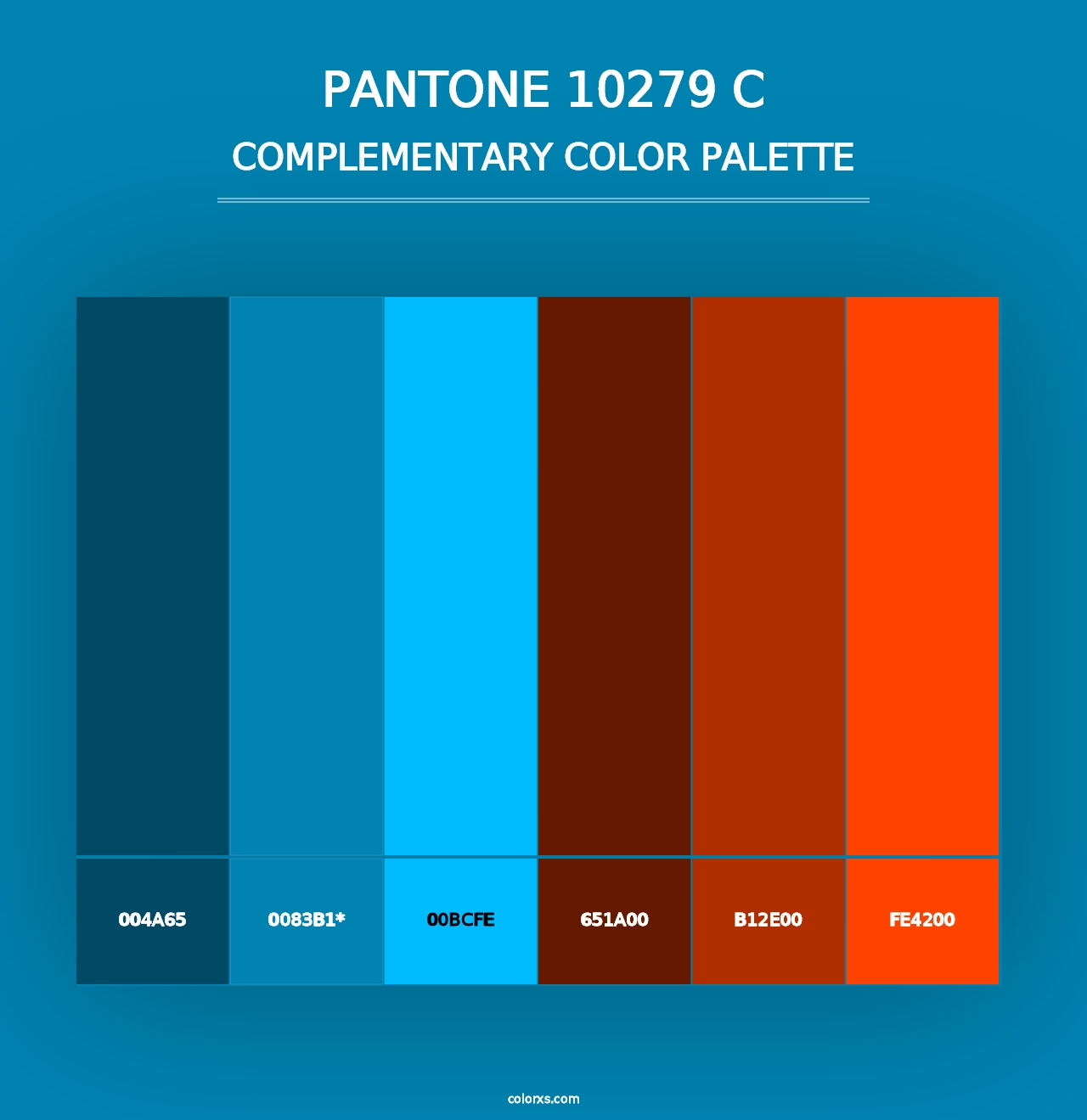 PANTONE 10279 C - Complementary Color Palette