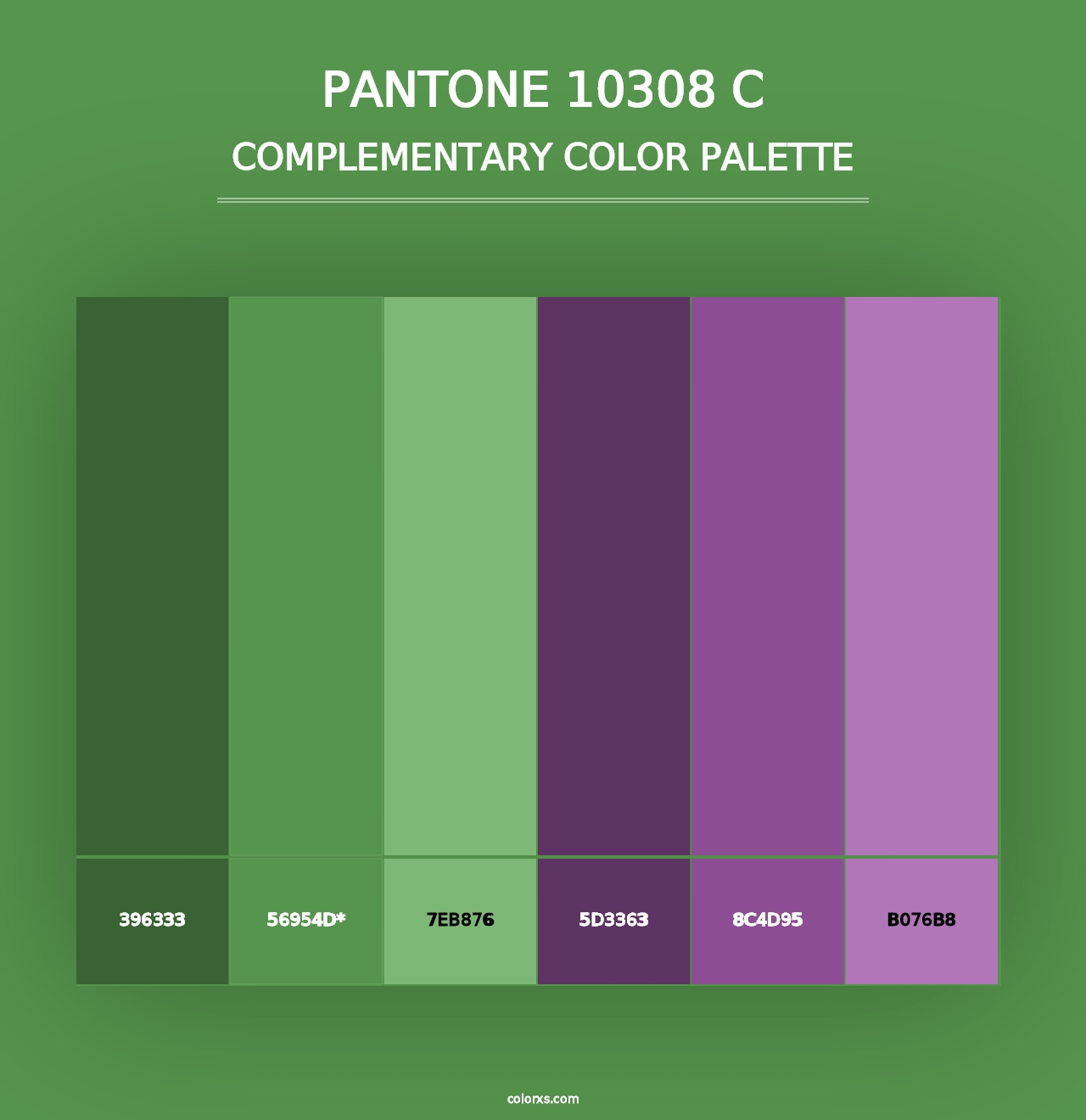 PANTONE 10308 C - Complementary Color Palette