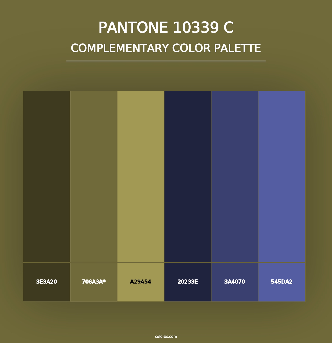 PANTONE 10339 C - Complementary Color Palette