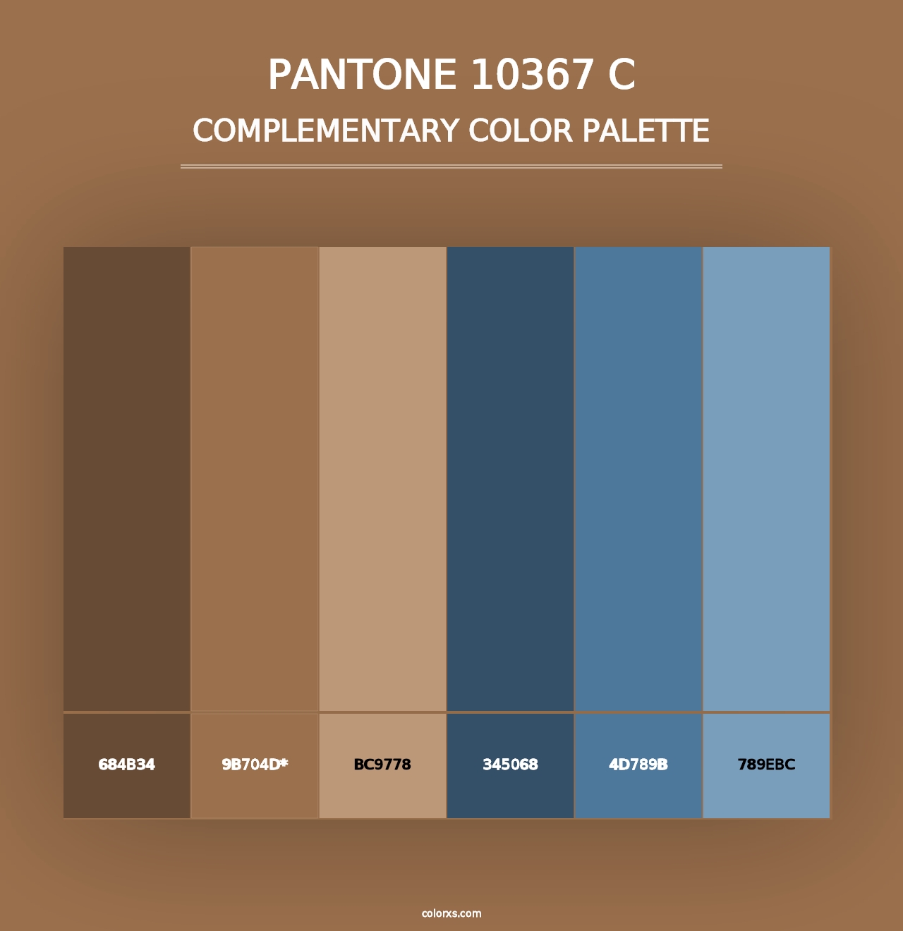 PANTONE 10367 C - Complementary Color Palette