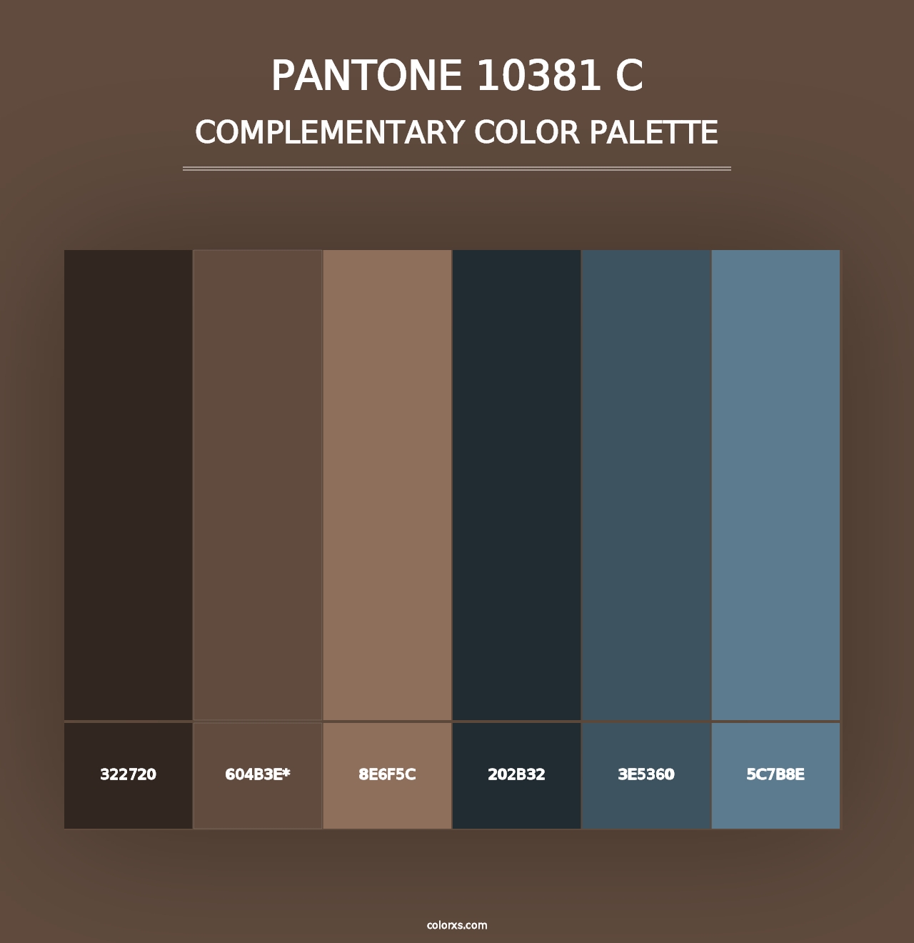 PANTONE 10381 C - Complementary Color Palette