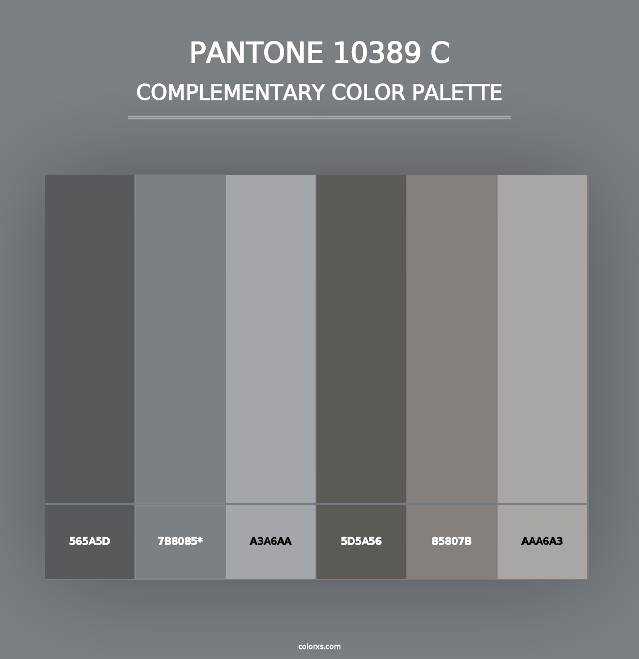 PANTONE 10389 C - Complementary Color Palette