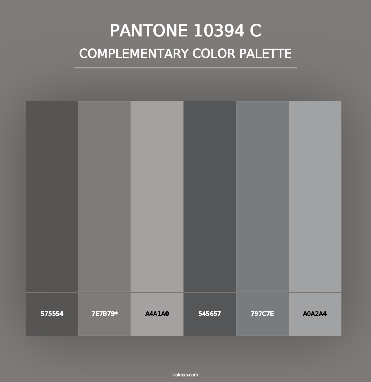 PANTONE 10394 C - Complementary Color Palette