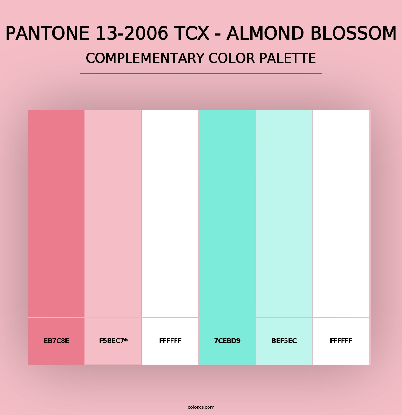 PANTONE 13-2006 TCX - Almond Blossom - Complementary Color Palette