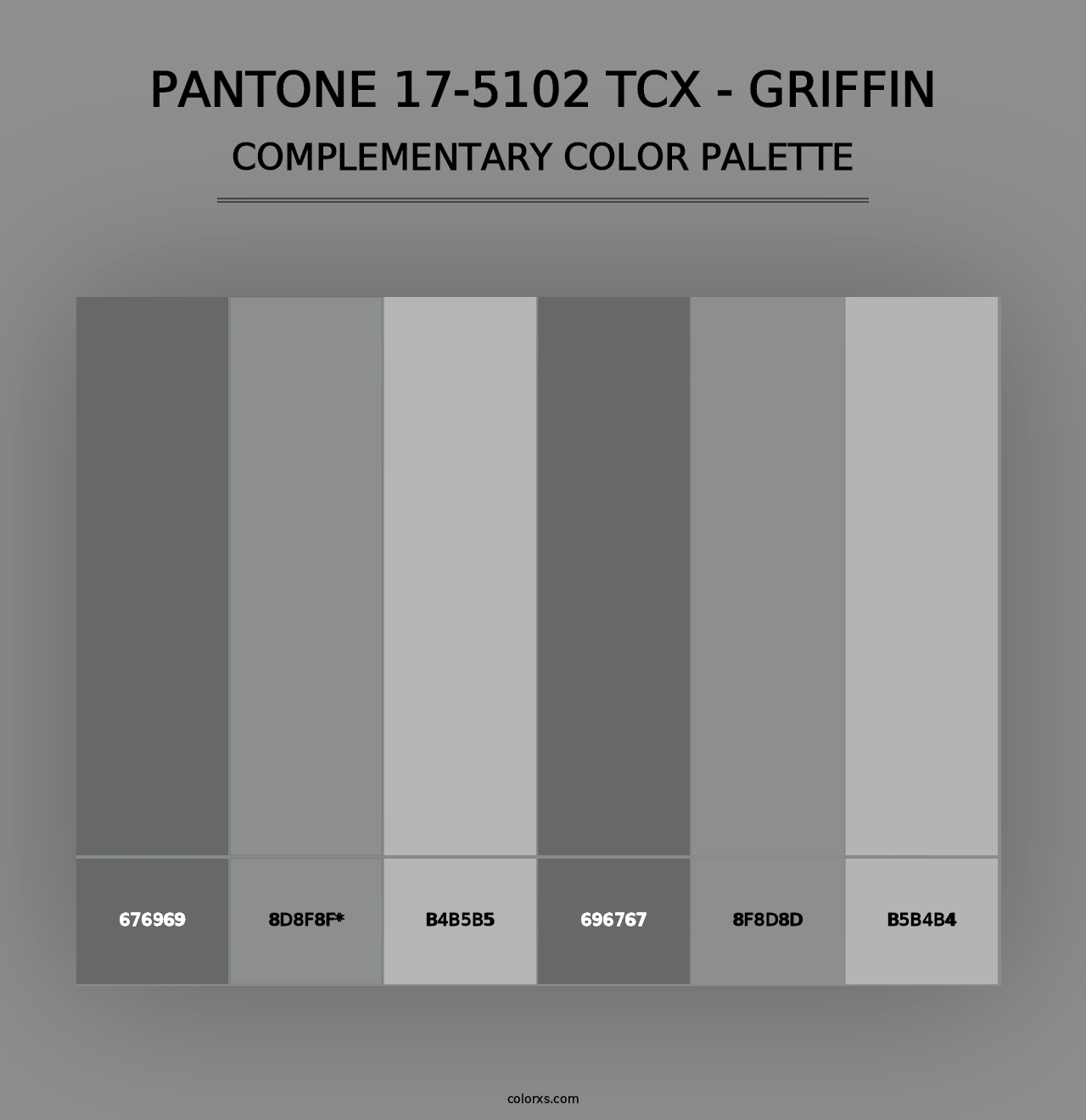 PANTONE 17-5102 TCX - Griffin - Complementary Color Palette