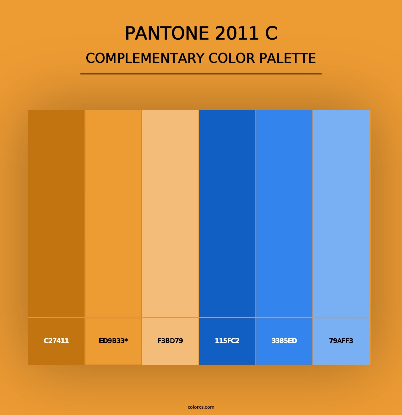 PANTONE 2011 C - Complementary Color Palette