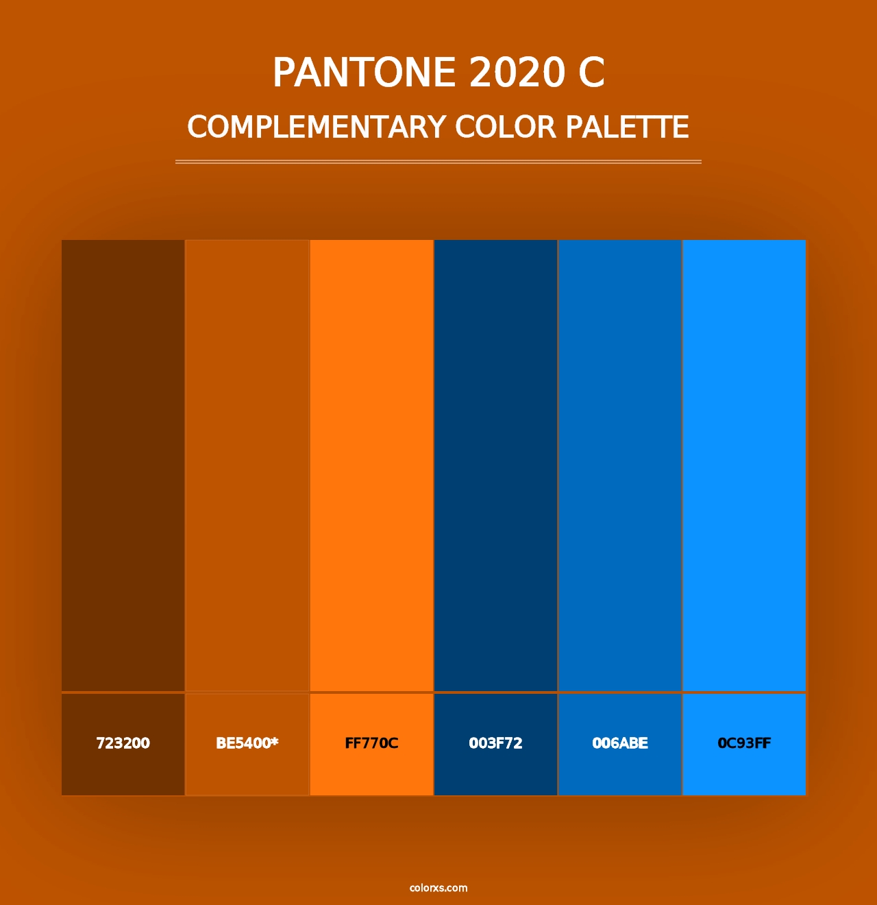 PANTONE 2020 C - Complementary Color Palette