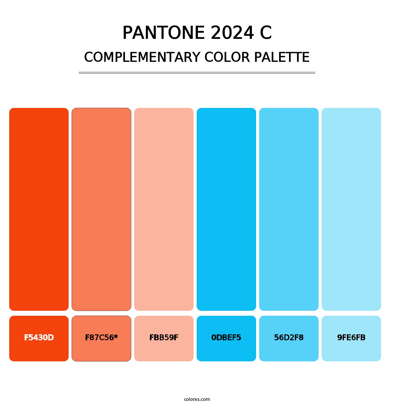 PANTONE 2024 C - Complementary Color Palette