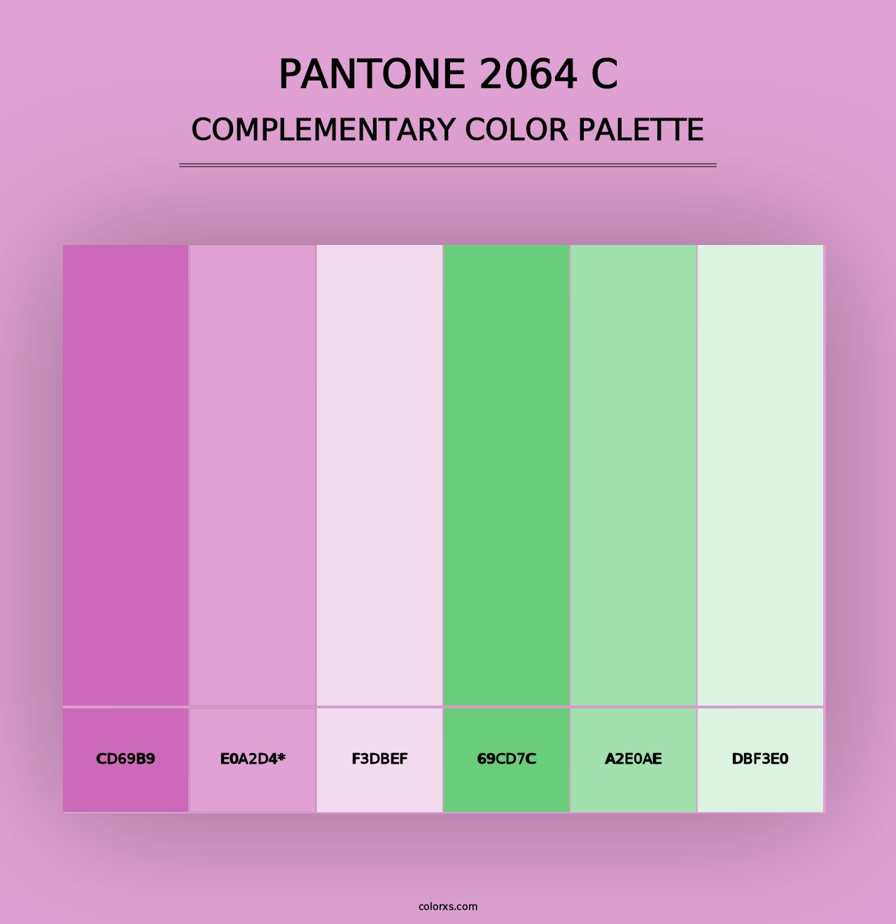 PANTONE 2064 C - Complementary Color Palette