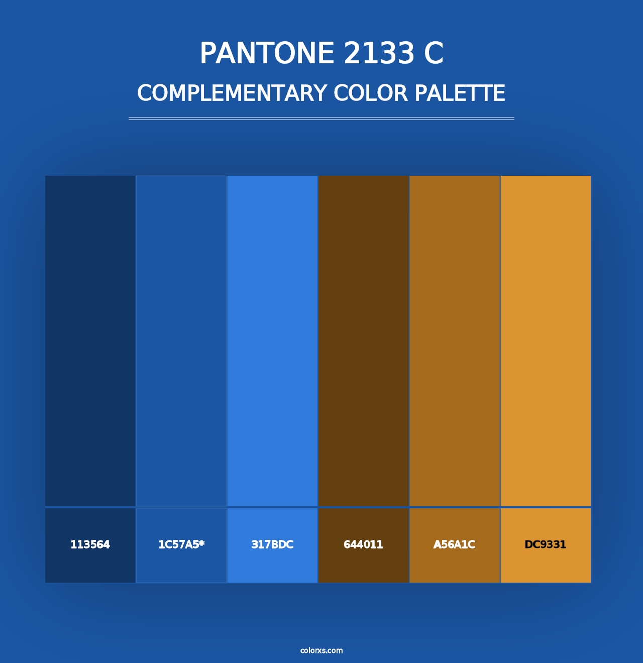 PANTONE 2133 C - Complementary Color Palette