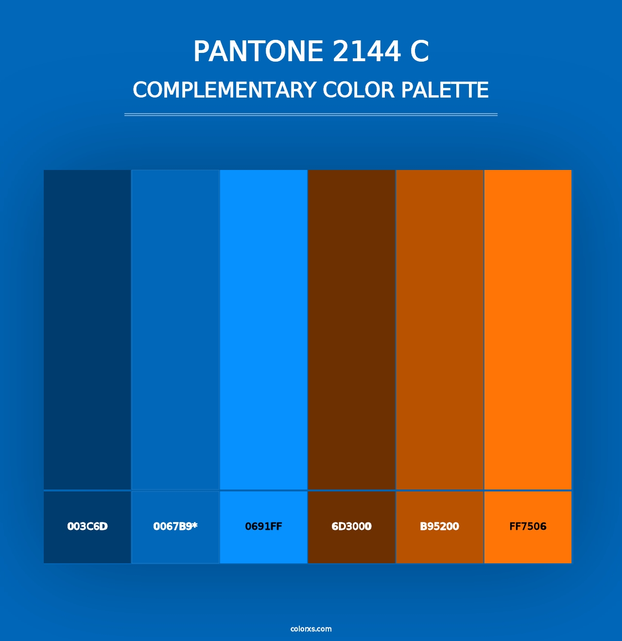 PANTONE 2144 C - Complementary Color Palette