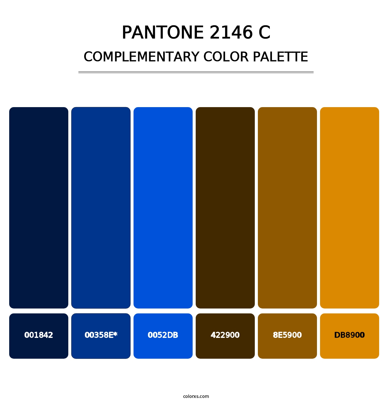 PANTONE 2146 C - Complementary Color Palette