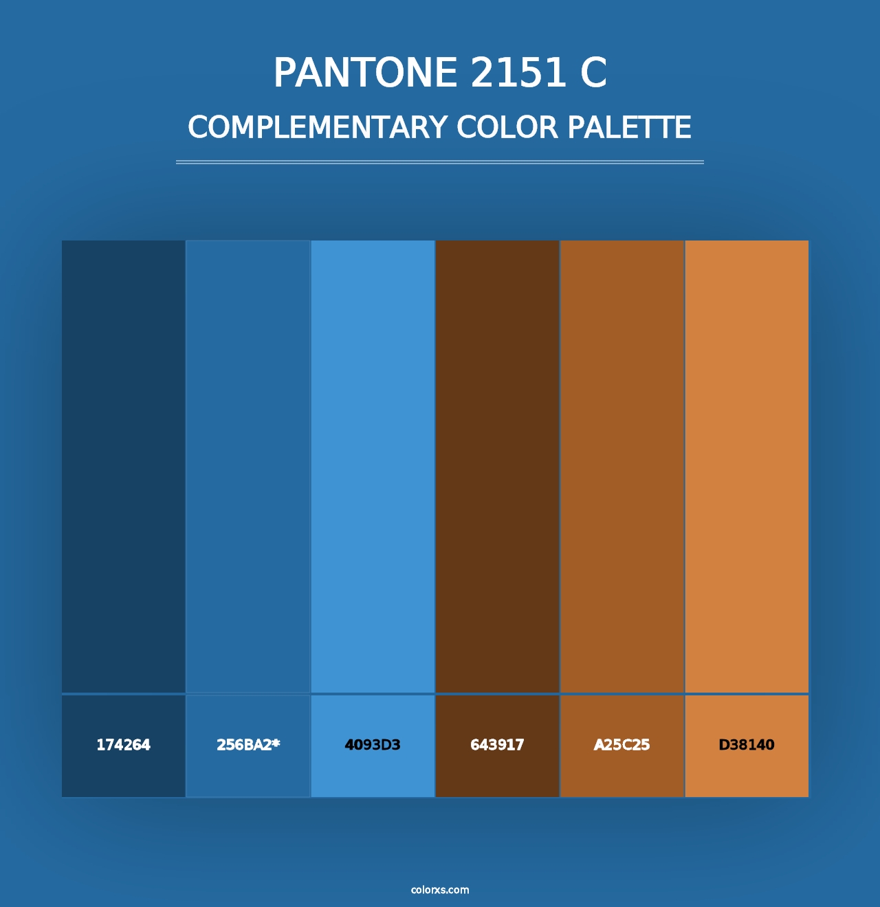 PANTONE 2151 C - Complementary Color Palette