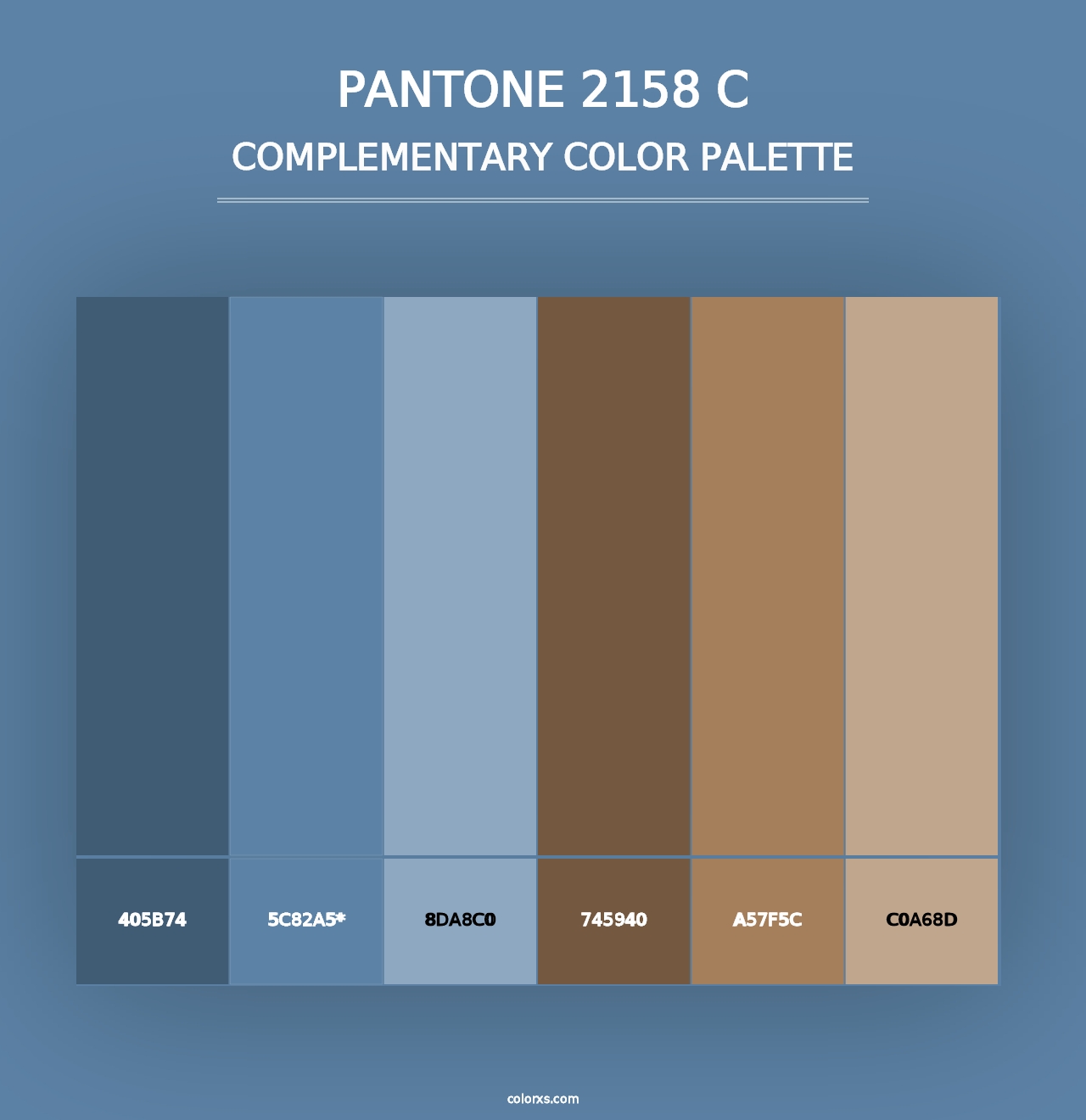 PANTONE 2158 C - Complementary Color Palette