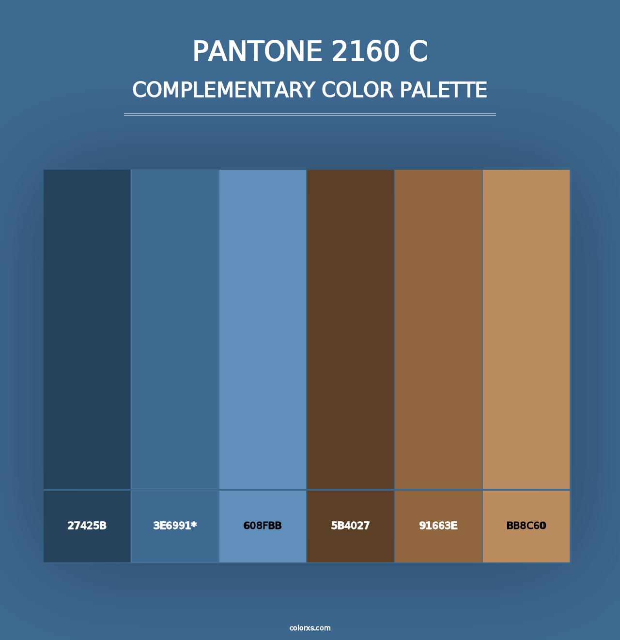 PANTONE 2160 C - Complementary Color Palette