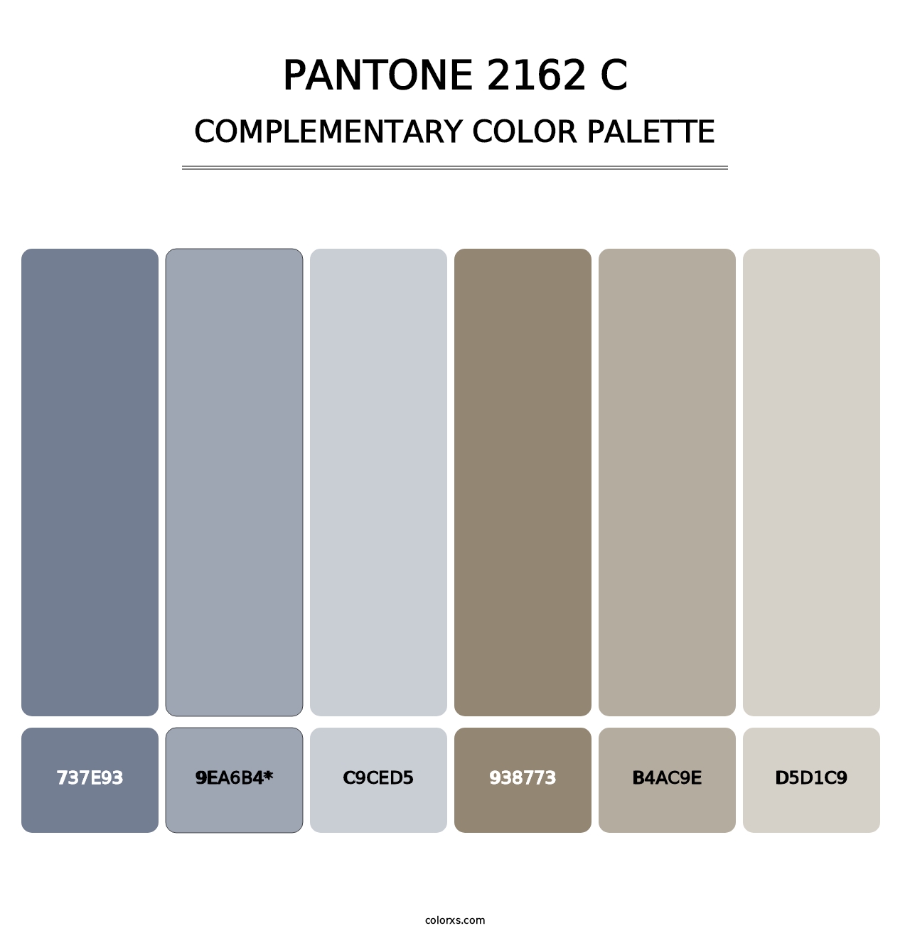 PANTONE 2162 C - Complementary Color Palette