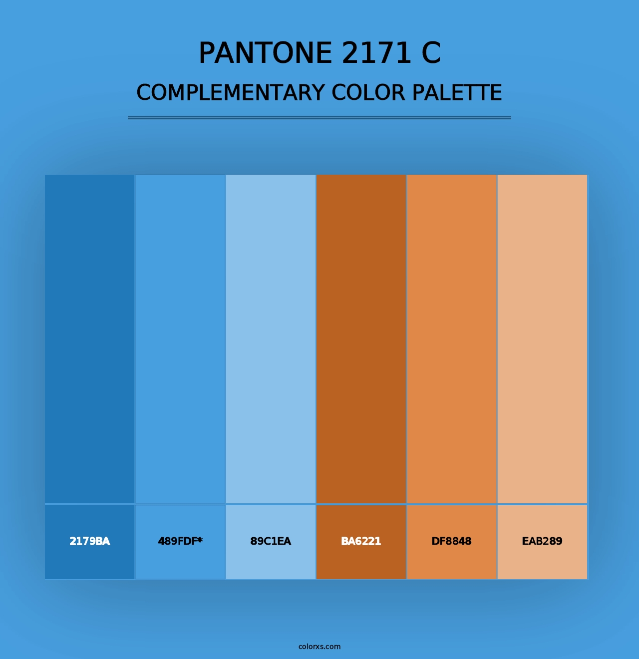 PANTONE 2171 C - Complementary Color Palette