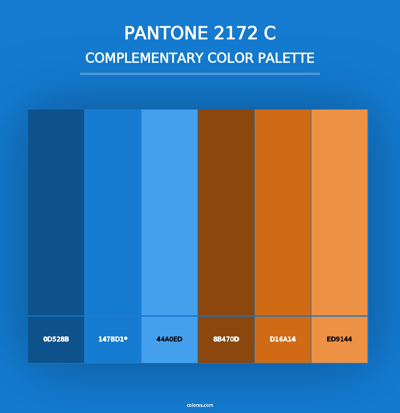 PANTONE 2172 C - Complementary Color Palette