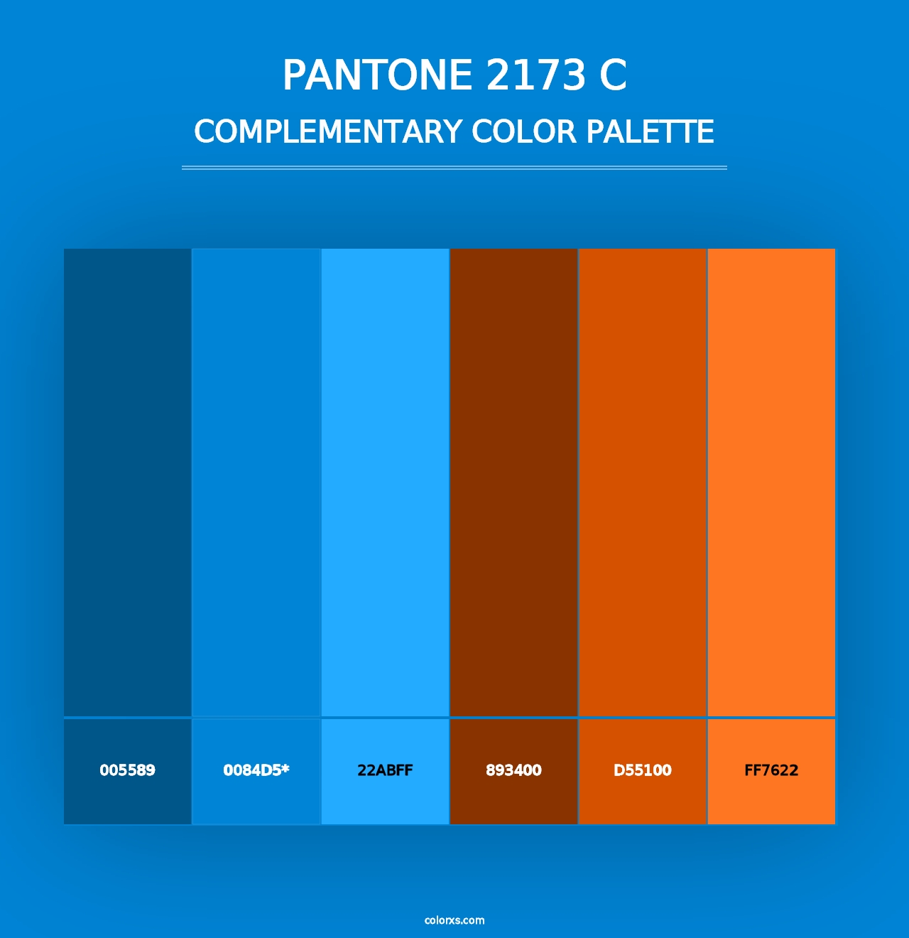 PANTONE 2173 C - Complementary Color Palette