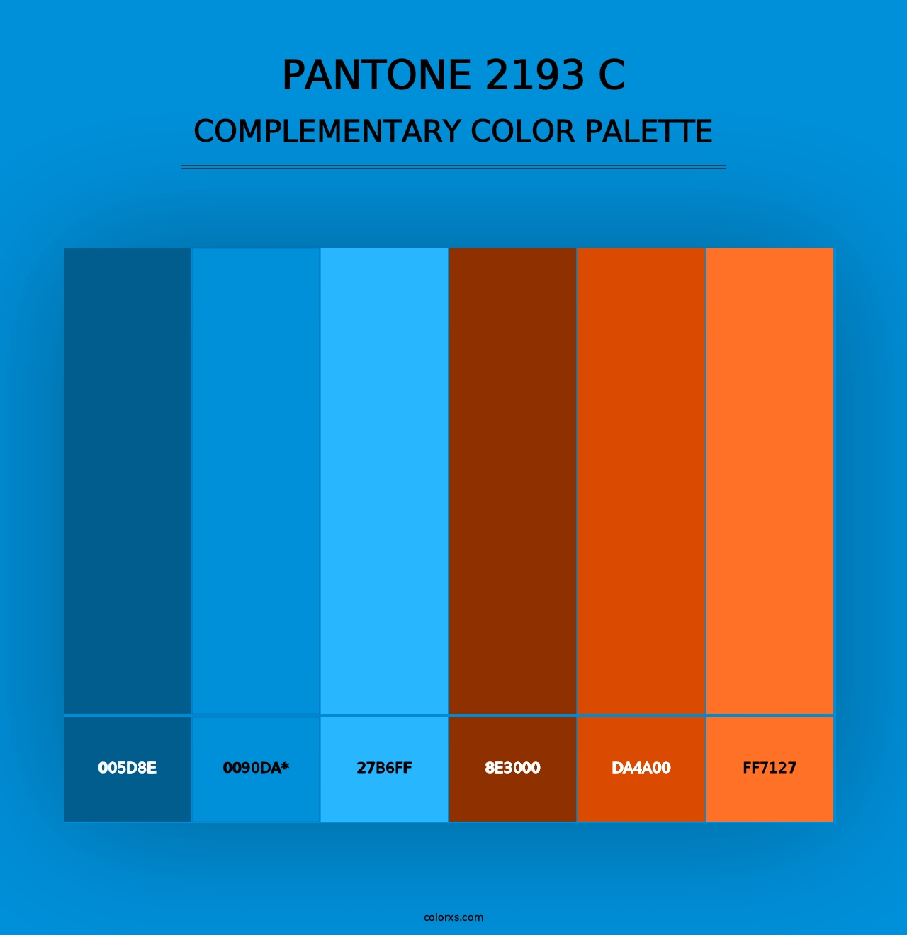 PANTONE 2193 C - Complementary Color Palette