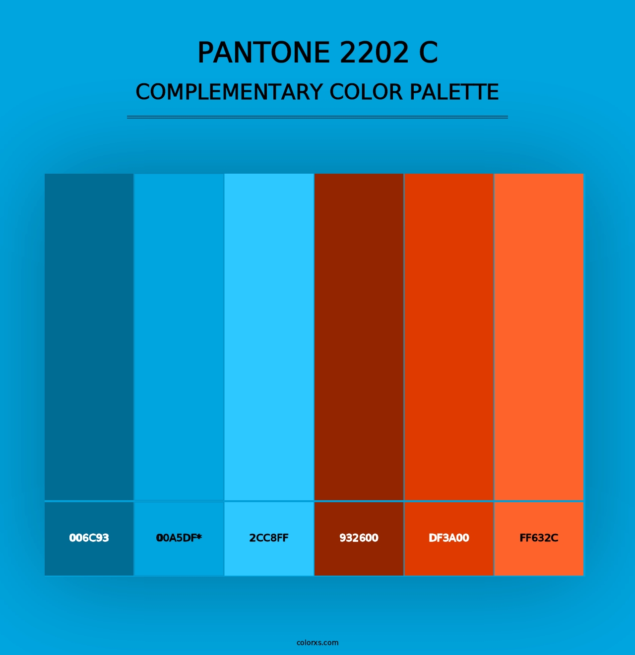 PANTONE 2202 C - Complementary Color Palette