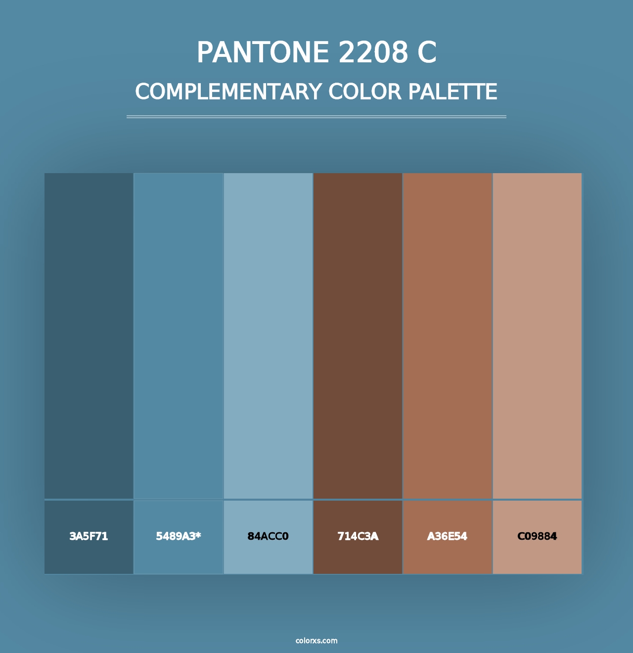 PANTONE 2208 C - Complementary Color Palette