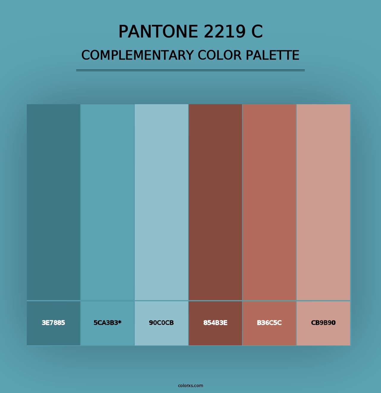 PANTONE 2219 C - Complementary Color Palette