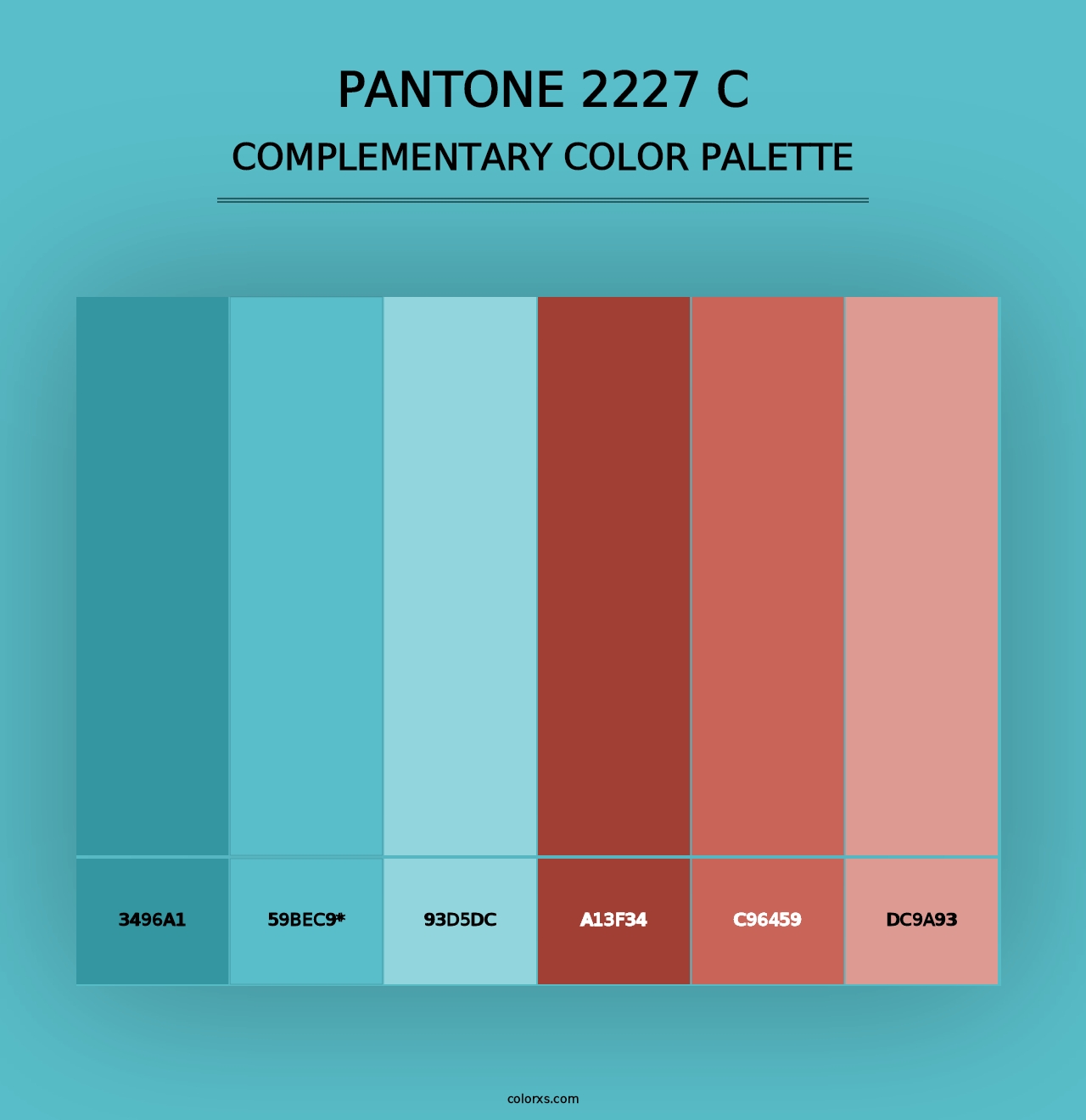 PANTONE 2227 C - Complementary Color Palette