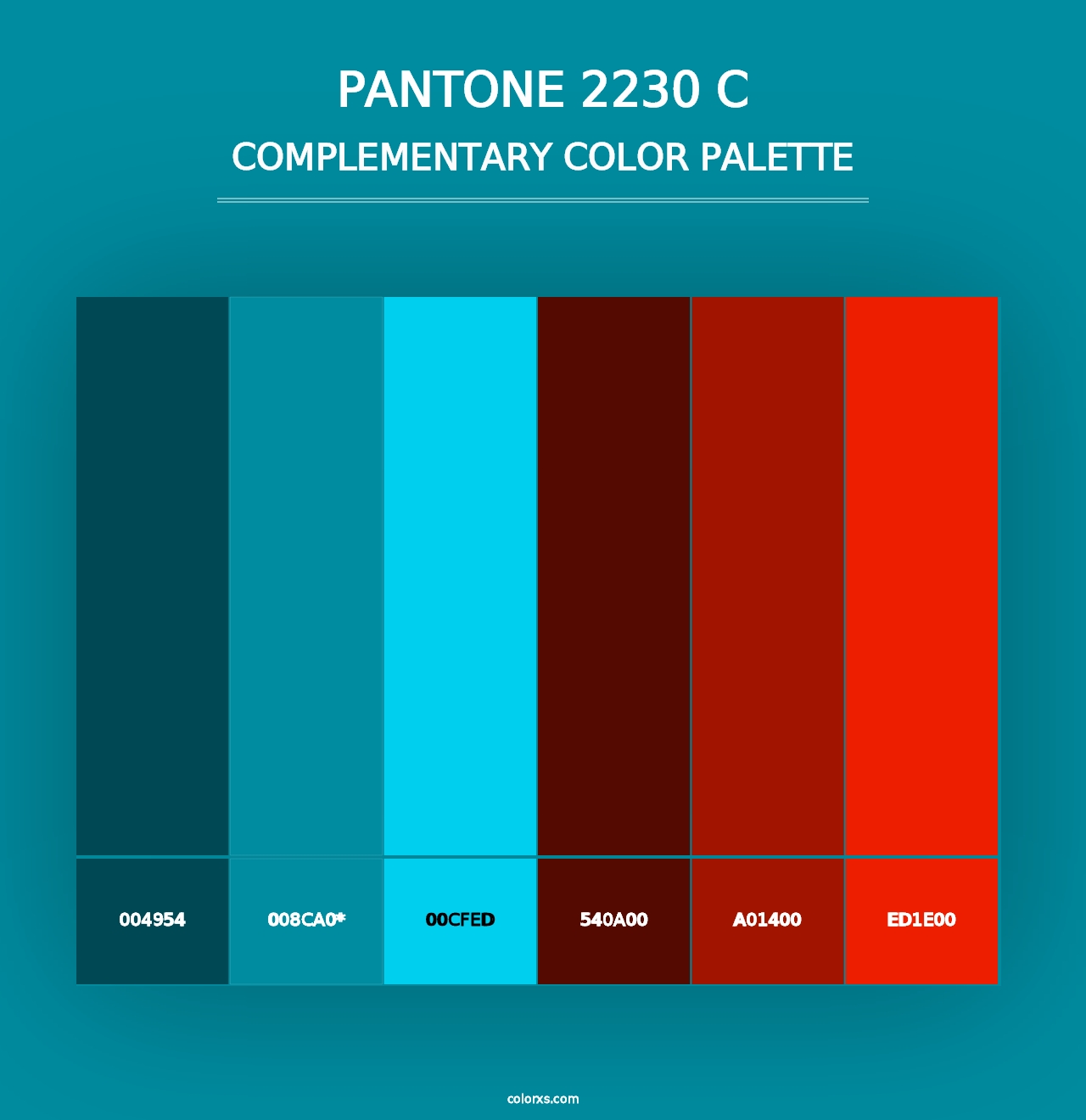 PANTONE 2230 C - Complementary Color Palette