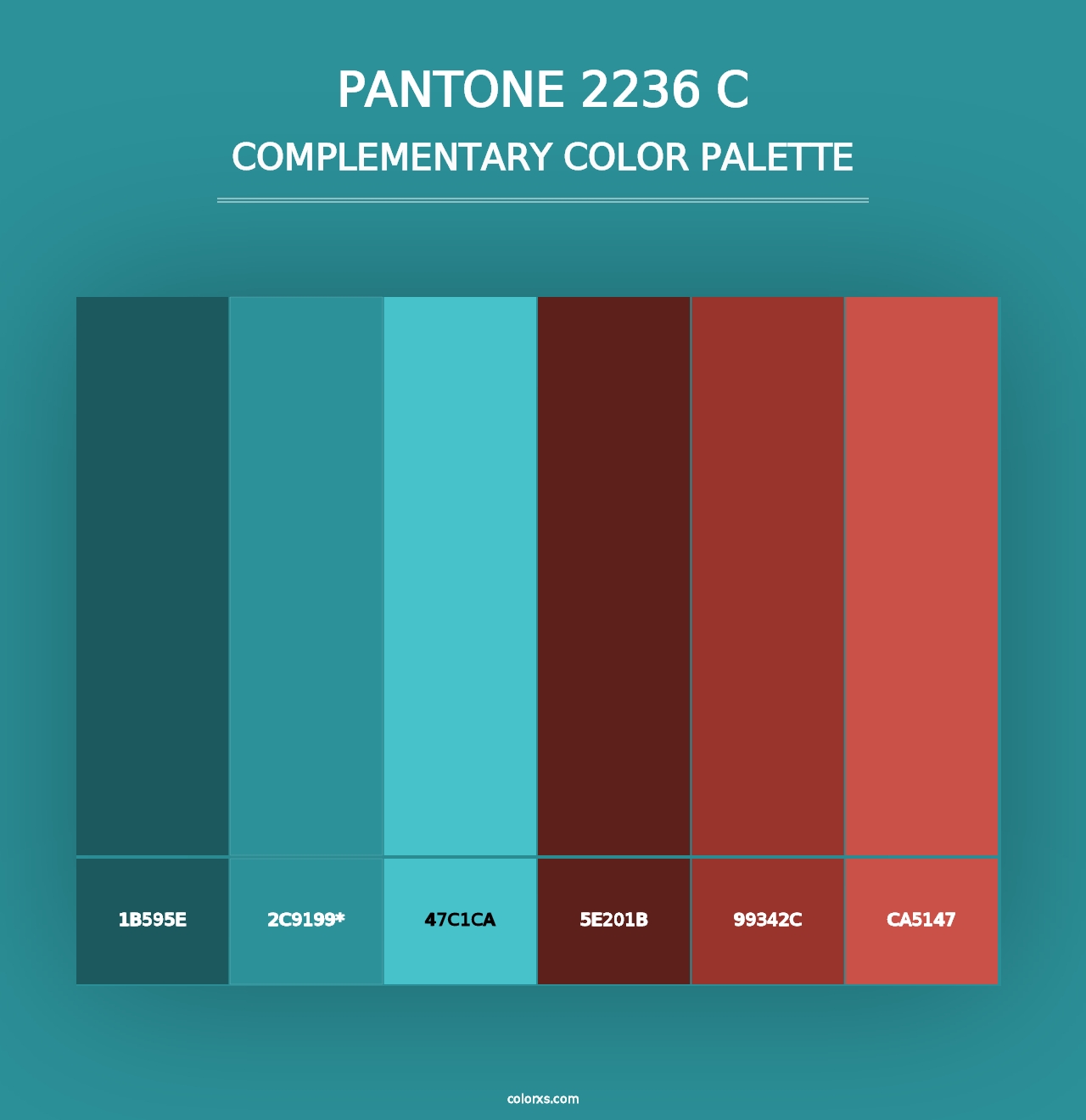 PANTONE 2236 C - Complementary Color Palette