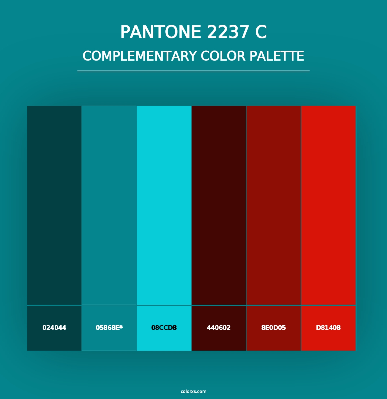 PANTONE 2237 C - Complementary Color Palette