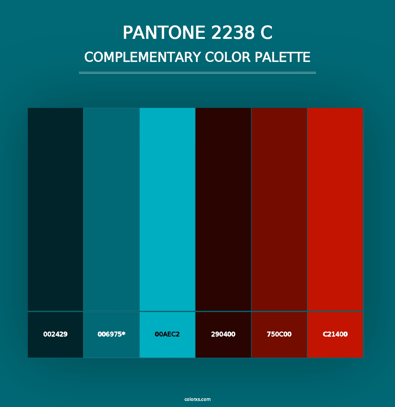 PANTONE 2238 C - Complementary Color Palette