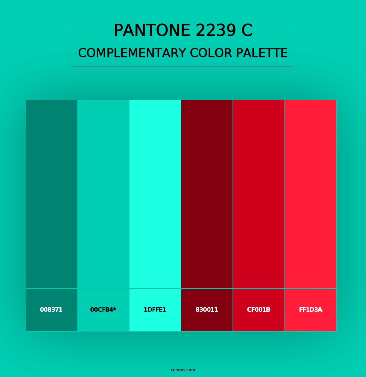 PANTONE 2239 C - Complementary Color Palette