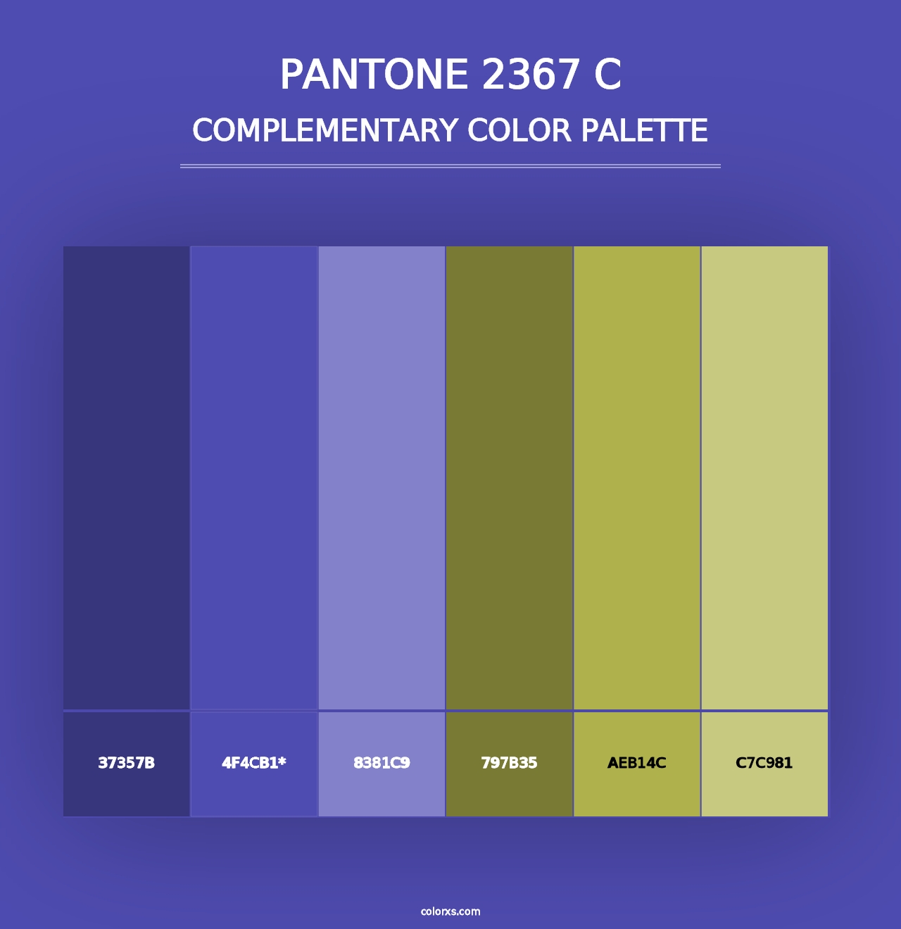 PANTONE 2367 C - Complementary Color Palette