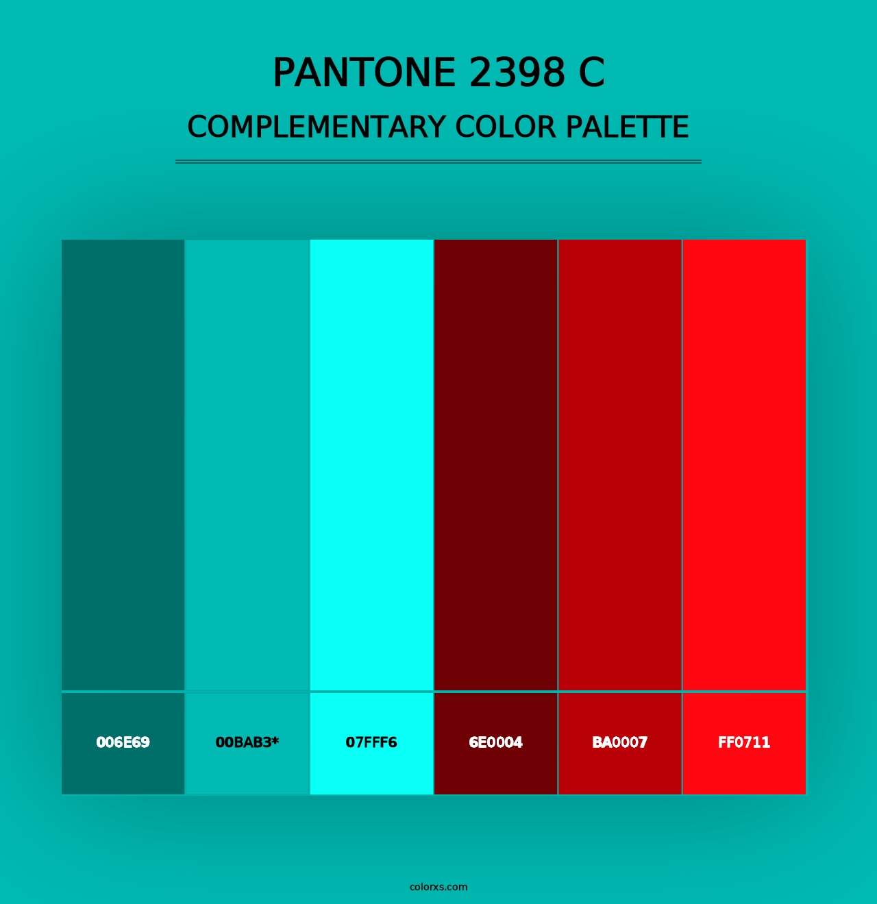 PANTONE 2398 C - Complementary Color Palette