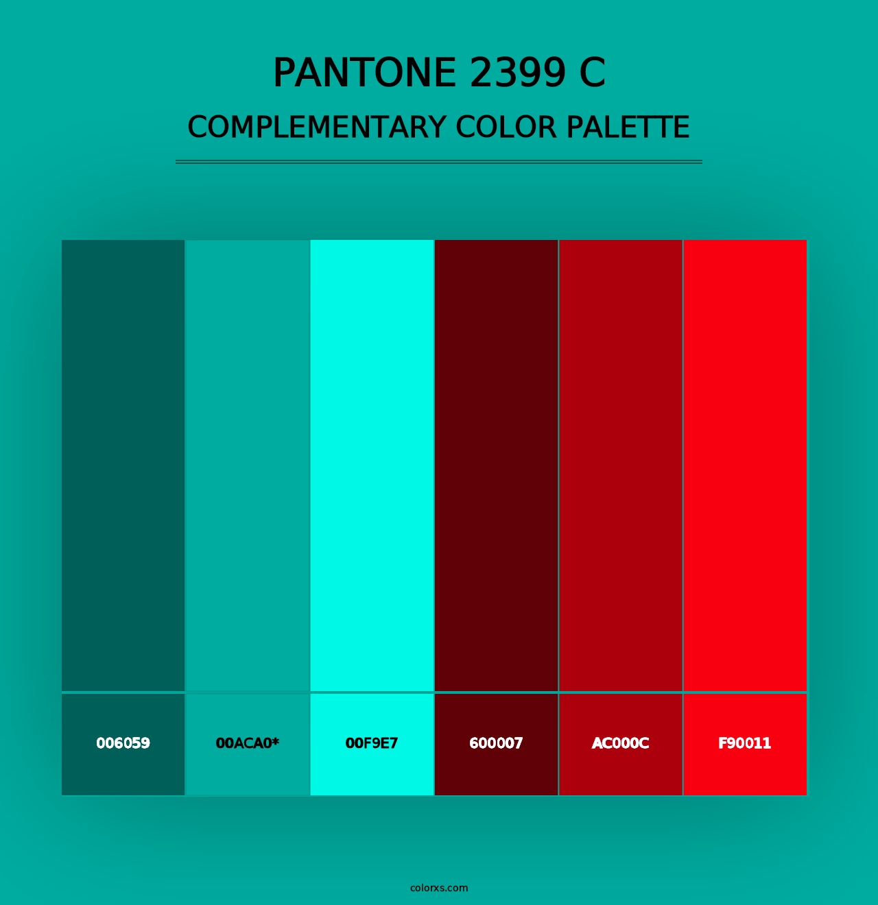 PANTONE 2399 C - Complementary Color Palette